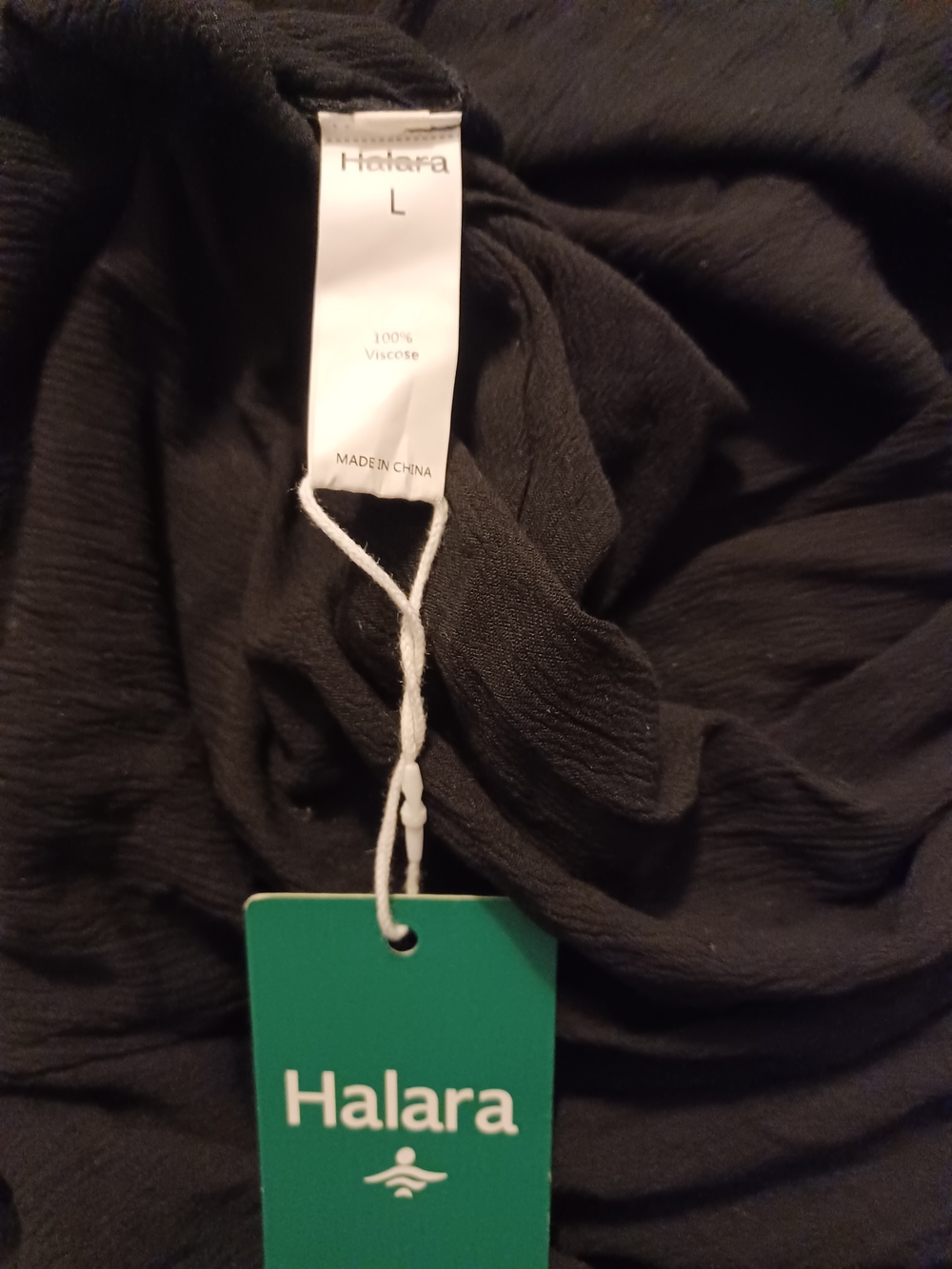 HALARA Black Sleeveless Maxi Dress with Side Pockets - Picture 2 of 3